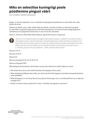 New Testament Seminary Teacher Manaul - 2023