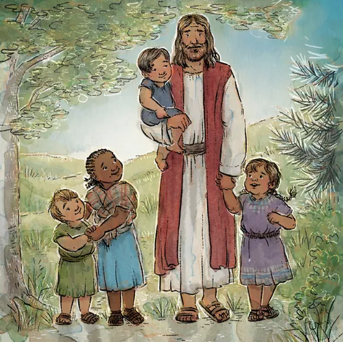 Jesus Christ with children