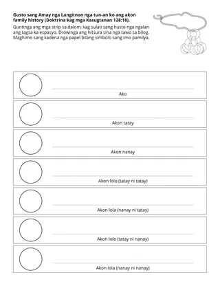 pahina sang kahiwatan para sa kabataan