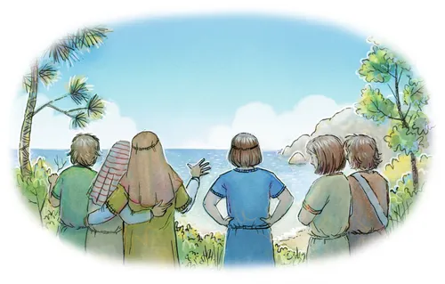 Nephi and his family