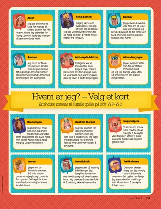 Who Am I—Pick a Card