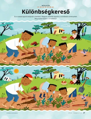 activity of family gardening together