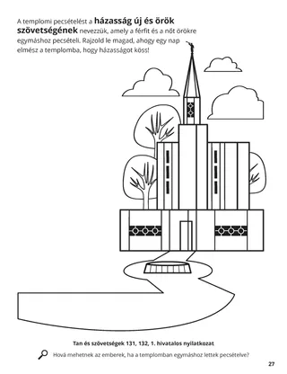 Eternal Marriage coloring page