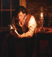 帕雷‧普瑞特在閱讀