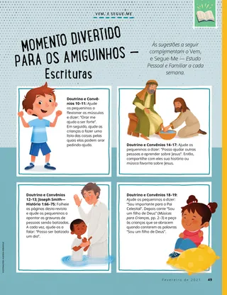 Come, Follow Me ideas for young children