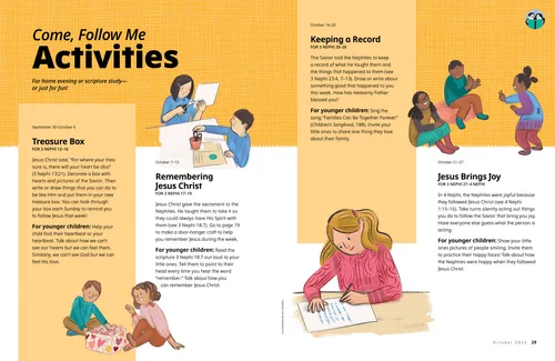 Article PDF with images of children making crafts