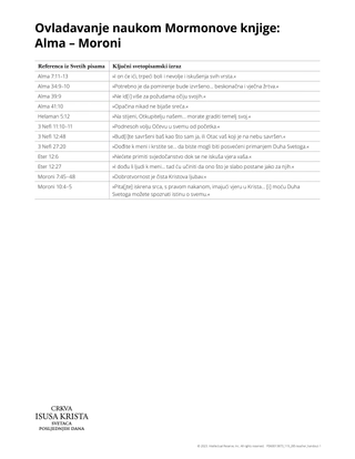 handout doctrinal mastery alma-moroni