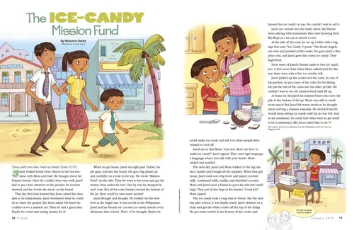 family in Philippines walking home from church