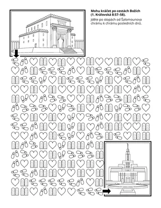 stránka s činnostmi: Mohu chodit po Božích cestách