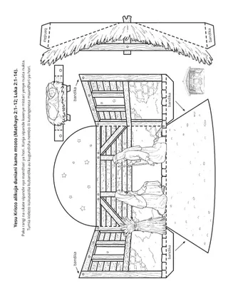 ukurasa wa shughuli: Yesu Kristo alikuja duniani kama mtoto