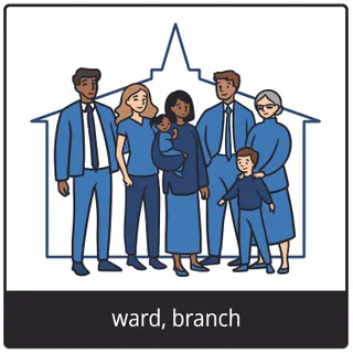 ward, branch gospel symbol