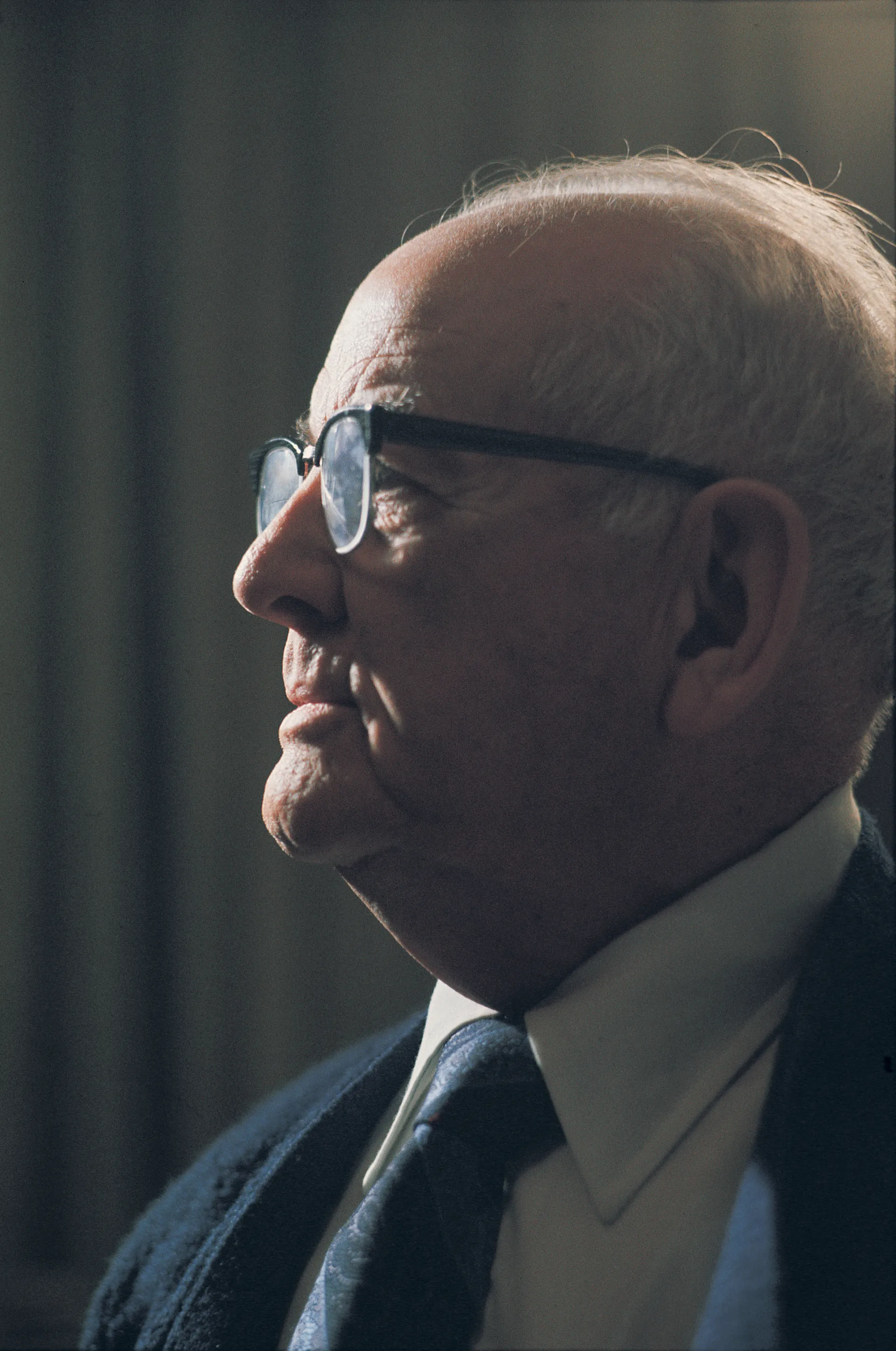 A profile photograph of Spencer W. Kimball.