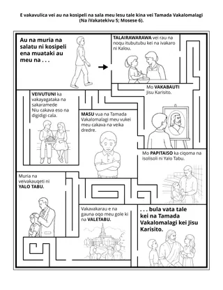 tabana ni itaviqaravi ni Lalai: Na kosipeli e vakavulici au meu lesu vakacava vei Tamada Vakalomalagi