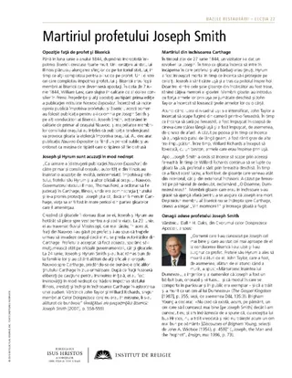 foaie de prezentare, Martiriul