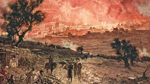 Jerusalem consumed by fire