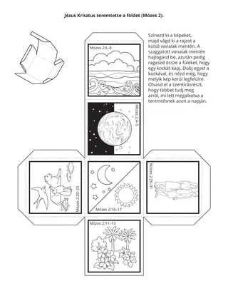 tevékenységi oldal: Jézus Krisztus teremtette a földet