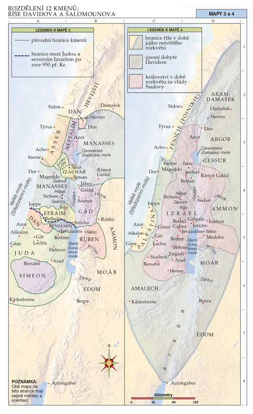 Biblické mapy 3–4