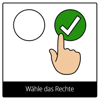 Symbol für Evangeliumsbegriff: das Richtige wählen