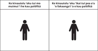 fakatātā ʻoku fakaʻaliʻali ai ha taha ʻi lalo ʻi he ʻuluʻi fakamatalá ko kinautolu ʻoku tui mo muimui ki he kau palōfitá pea mo ha taha kehe ʻi lalo ʻi he ʻuluʻi fakamatala ko kinautolu ʻoku ʻikai tuí pea aʻu ki hono fakaangaʻi ʻa e kau palōfitá