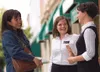 sister missionaries talking