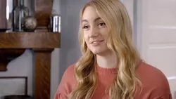 A young woman being interviewed