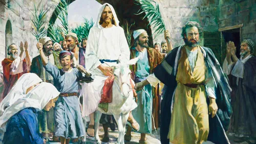 耶稣骑着驴驹进入耶路撒冷