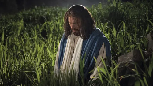 Jesus praying in Gethsemane