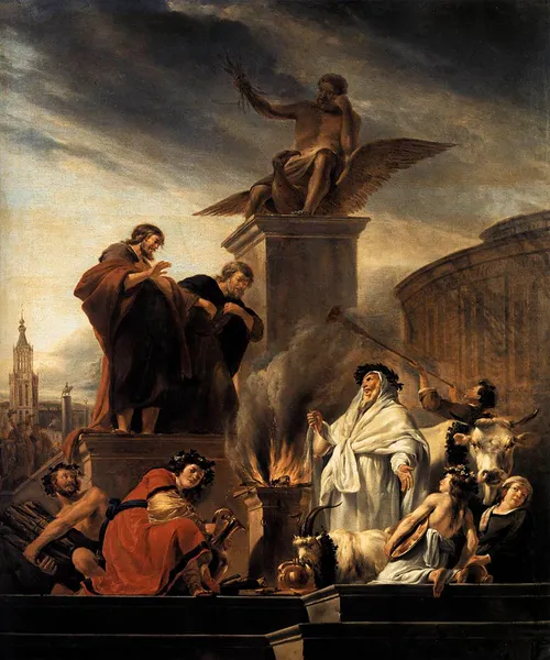 Paul and Barnabas preaching