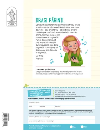 scrisoare către părinți