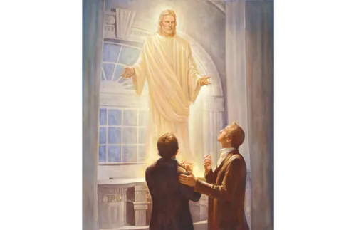 the Savior appearing in the Kirtland Temple