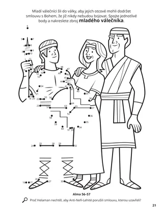 The Stripling Warriors coloring page