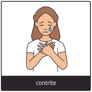 contrite gospel symbol
