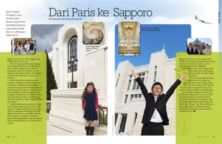 from Paris to Sapporo