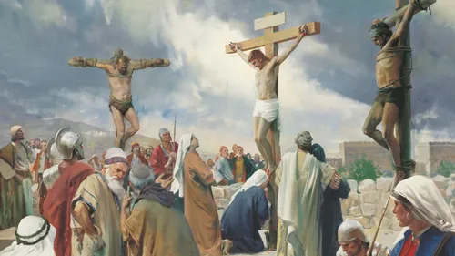 Jesus Christ crucified on the cross