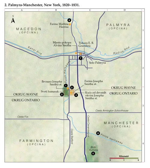 Zemljopisna karta iz povijesti Crkve 2