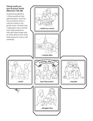 veiklos puslapis. Tikroji meilė yra tyra Kristaus meilė