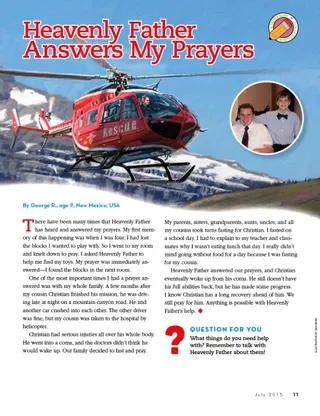 Heavenly Father Answers My Prayers