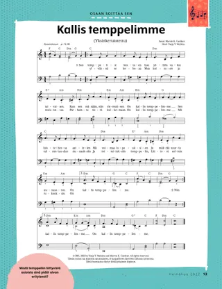 sheet music