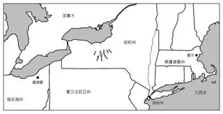 地圖，美國東北部