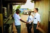 missionaries meeting man