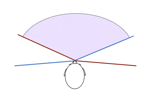 horizontal field of view