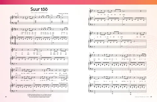 Suur töö: 2021. aasta noorteteema laul