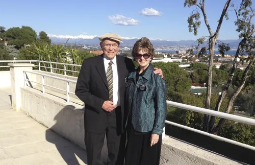 the author and his wife