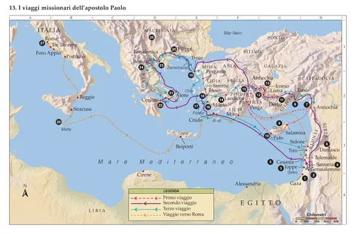 cartina della Bibbia 13