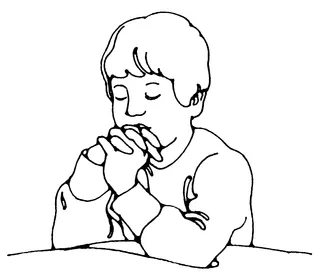 boy praying