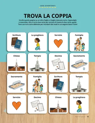 PDF dell’attività di abbinamento