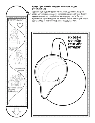 Хүүхдийн хэсгийн үйл ажиллагааны хуудас: Ариун Сүнс намайг удирдан чиглүүлж чадна