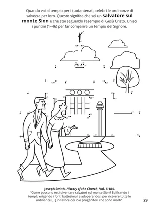 pagina 29 del libro da colorare Radunare la famiglia di Dio 