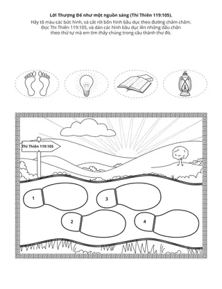 Trang sinh hoạt cho Hội Thiếu Nhi: Lời của Thượng Đế giống như ánh sáng