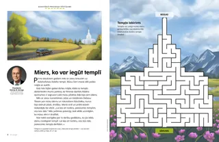 Labirints tempļa formā